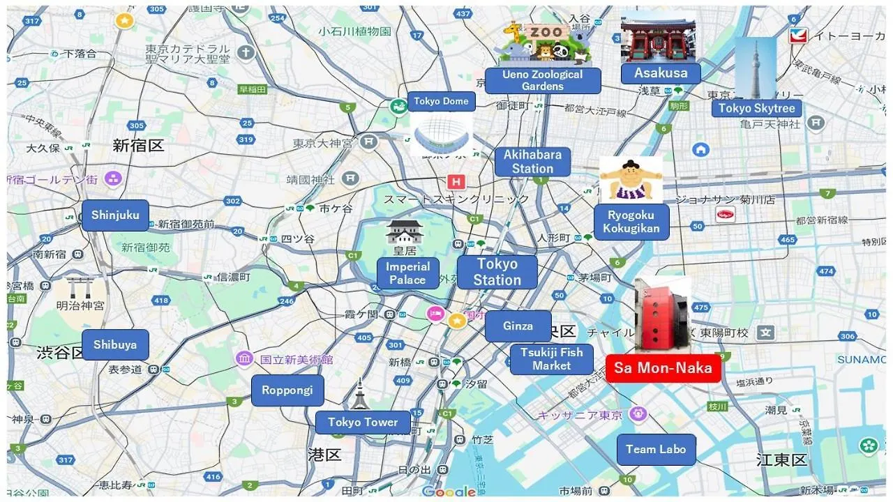 New!門前仲町 越中島から徒歩5分! 銀座 浅草 スカイツリー 築地 豊洲 舞浜へアクセス良好 Apartment Tokyo
